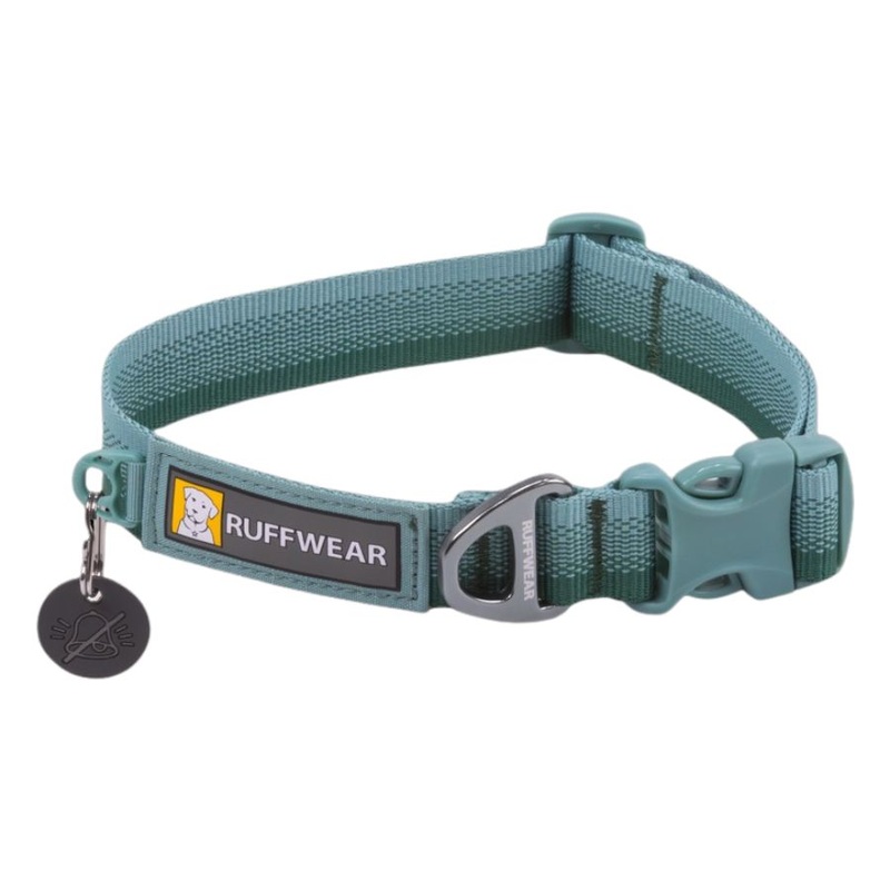 RuffWear Front Range Dog Collar Large 14-20 River Rock Green