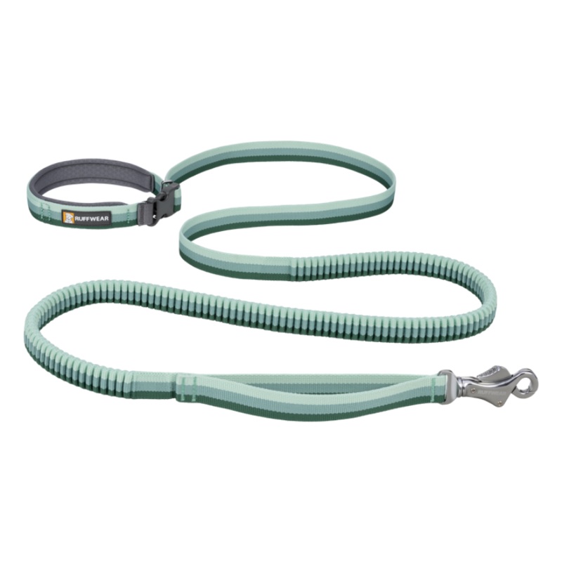 RuffWear Roamer Bungee Dog Leash 7.3-11′ River Rock Green
