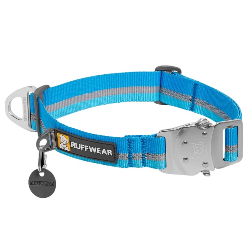 RuffWear Top Rope Dog Collar 11-14 Blue Dusk
