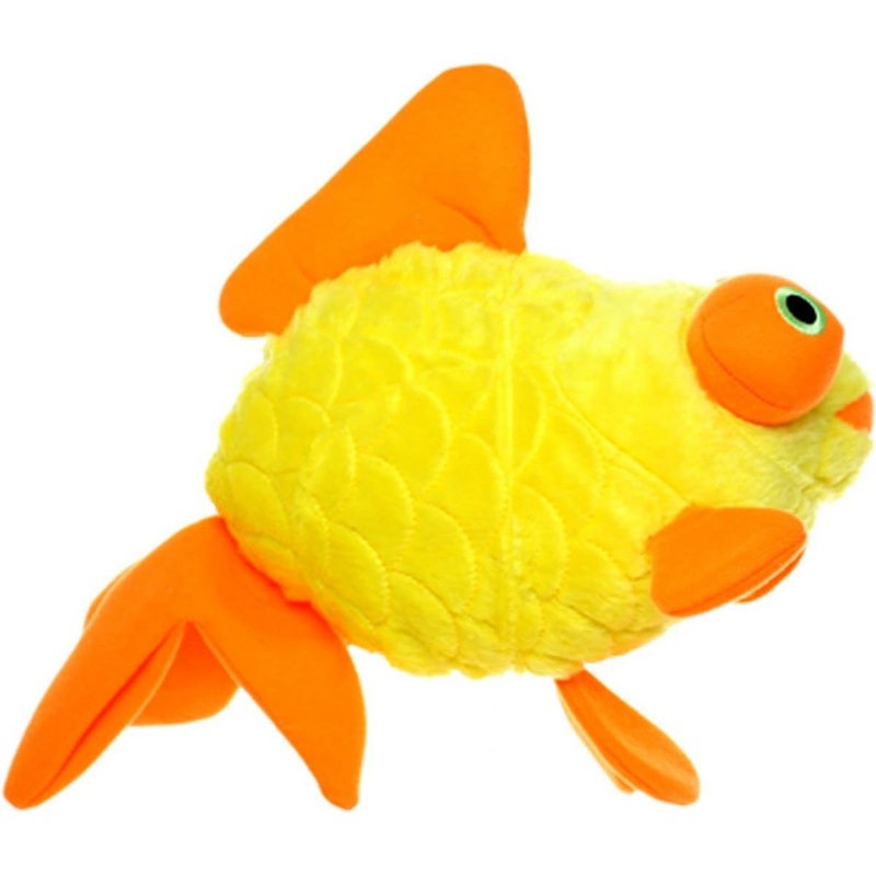 Tuffy’s Mighty Massive Ocean Goldfish Squeaker Dog Toy