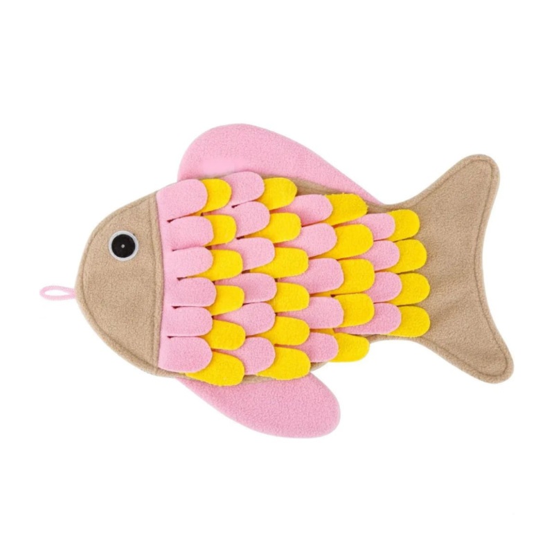 Injoya Fish Snuffle Mat Cat Supply 0.20”