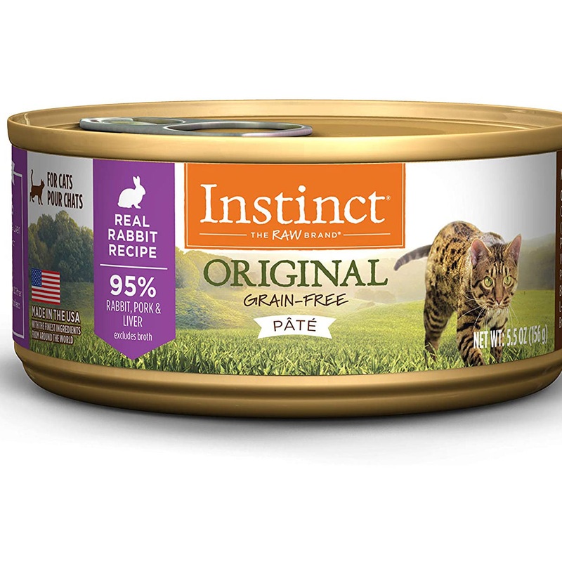 Instinct Original Real Rabbit Formula Wet Cat Food 5.5oz