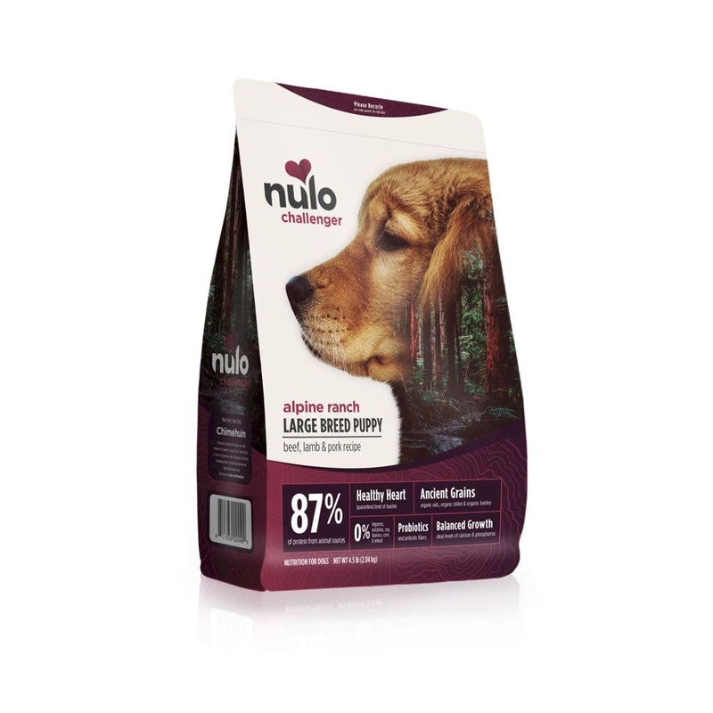 Nulo Challenger Large Breed Puppy Dry Dog Food – Beef, Lamb, & Pork, 11lb Bag