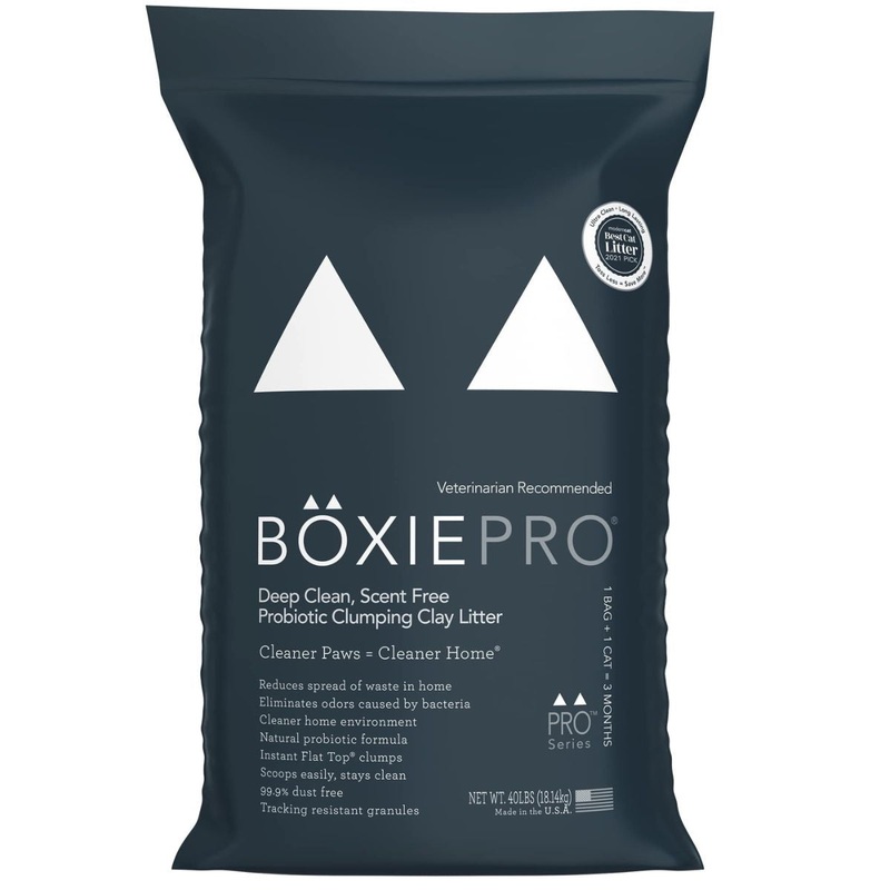 Boxiecat Pro Scent Free Clumping Cat Litter 40lb