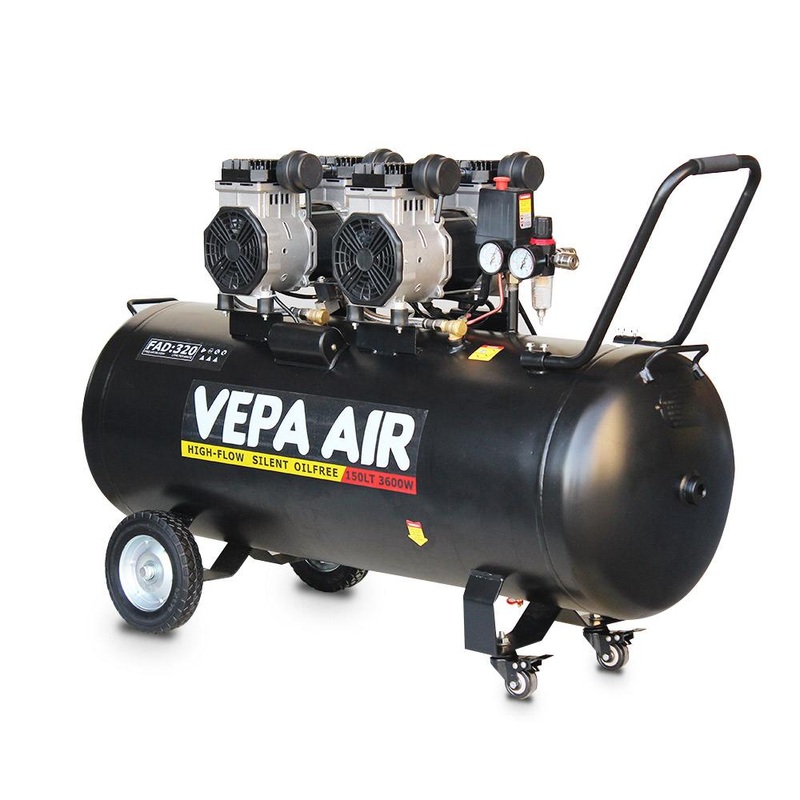 Vepa Air VSC3600 3600W 150L High Flow Silent Oil Less Air Compressor