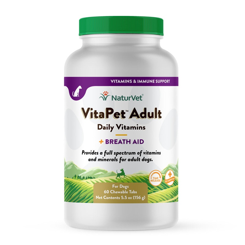 Vitapet Adult Daily Vitamins Chewable Tablets 60ct