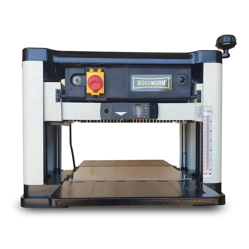 Woodworm WWTHHSH330 330mm 1500W 2.0HP 240V Electric Benchtop Thicknesser Planer with Helical Spiral Head