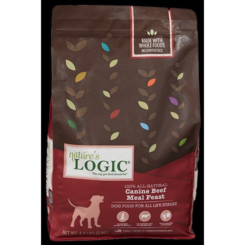 Nature’s Logic Beef Meal Feast All Life Stages Dog Food 4.4lb