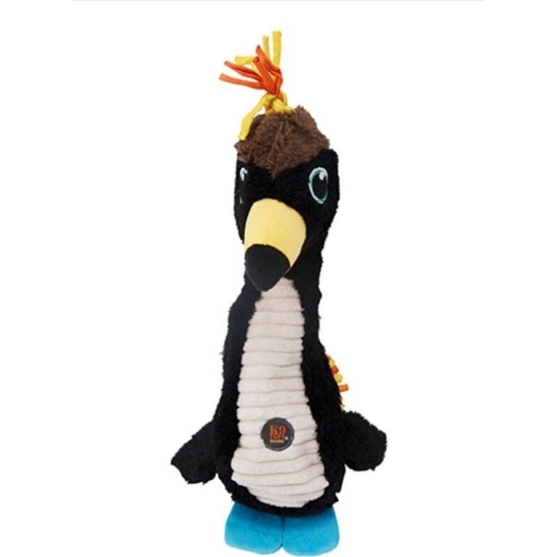 Outward Hound Charming Pet Absurd Burds Medium Black Toucan Dog Toy