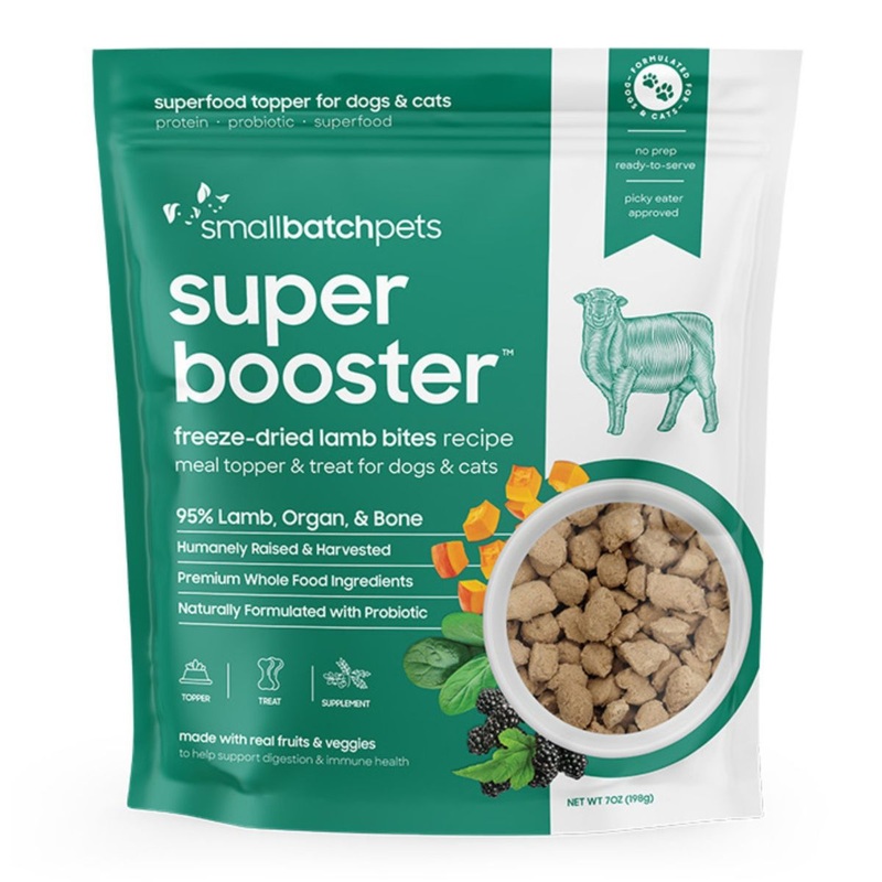 SmallBatch Freeze Dried Super Booster Lamb Cat & Dog Treats 7oz