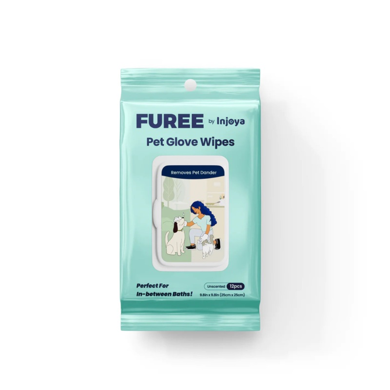 Injoya Hydrating Pet Glove Wipes 12 pack