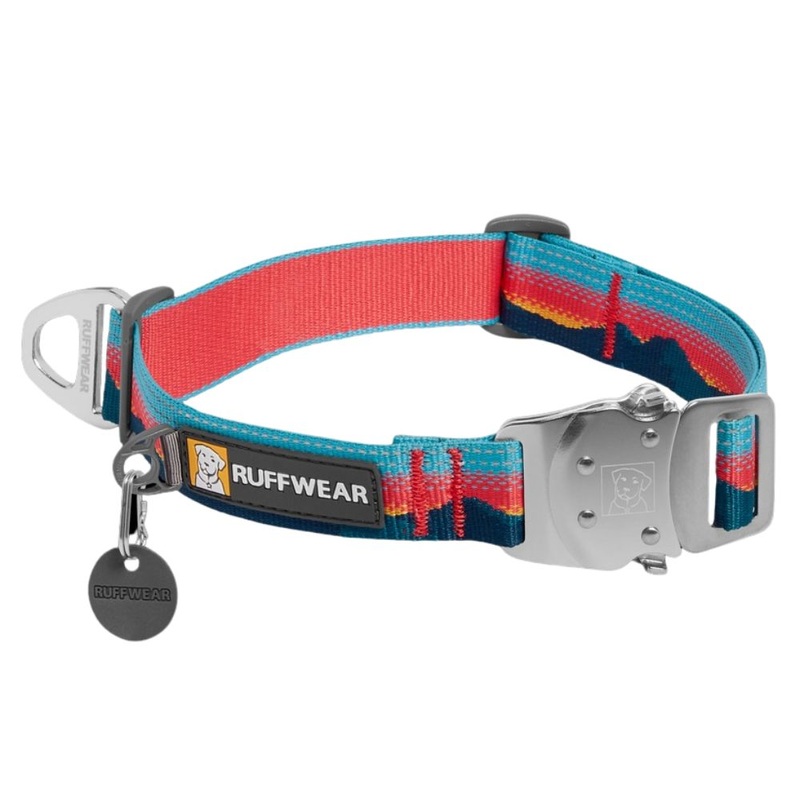 RuffWear Top Rope Dog Collar 11-14 Sunset