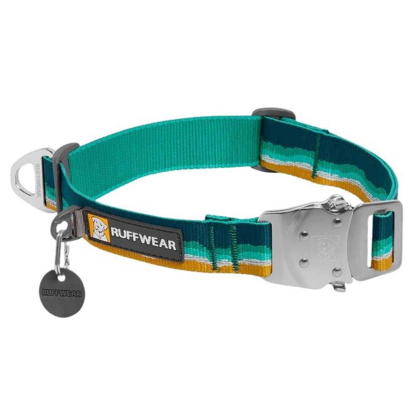 RuffWear Top Rope Dog Collar 20-26 Seafoam
