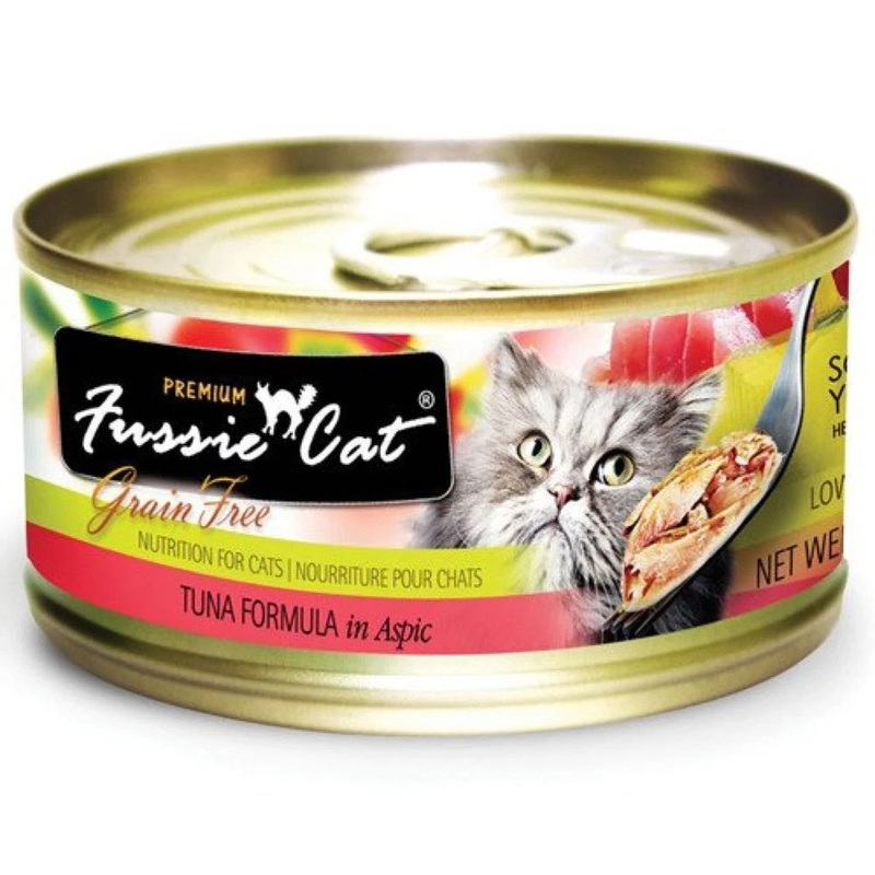Fussie Cat Premium Tuna In Aspic Canned Cat Food 2.82oz