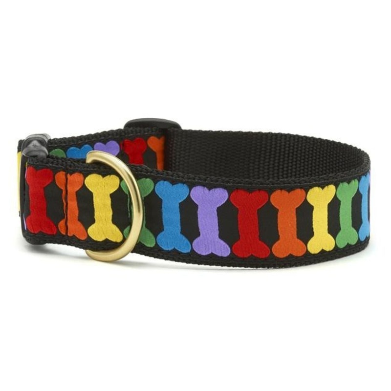 Up Country Rainbones Extra Wide Dog Collar 1.5