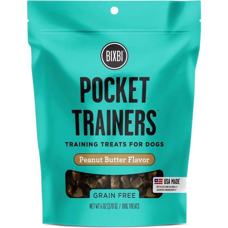 Bixbi Pocket Trainers Peanut Butter Dog Treats 6oz