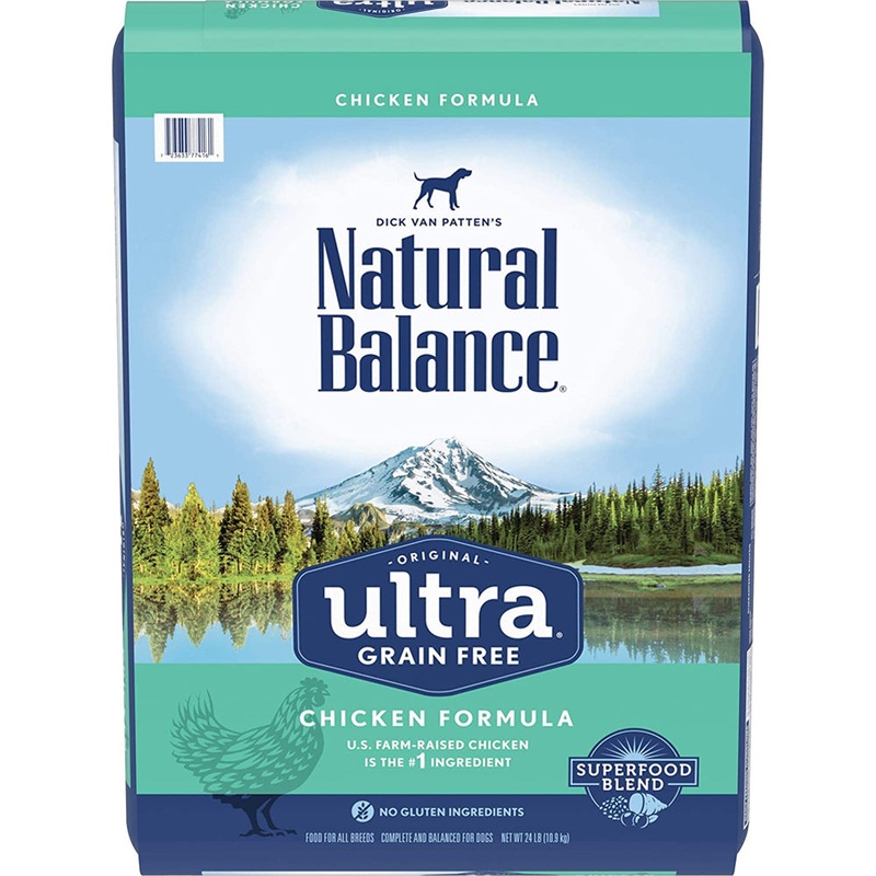 Natural Balance Ultra Grain Free Dry Dog Food – Chicken – 24lb