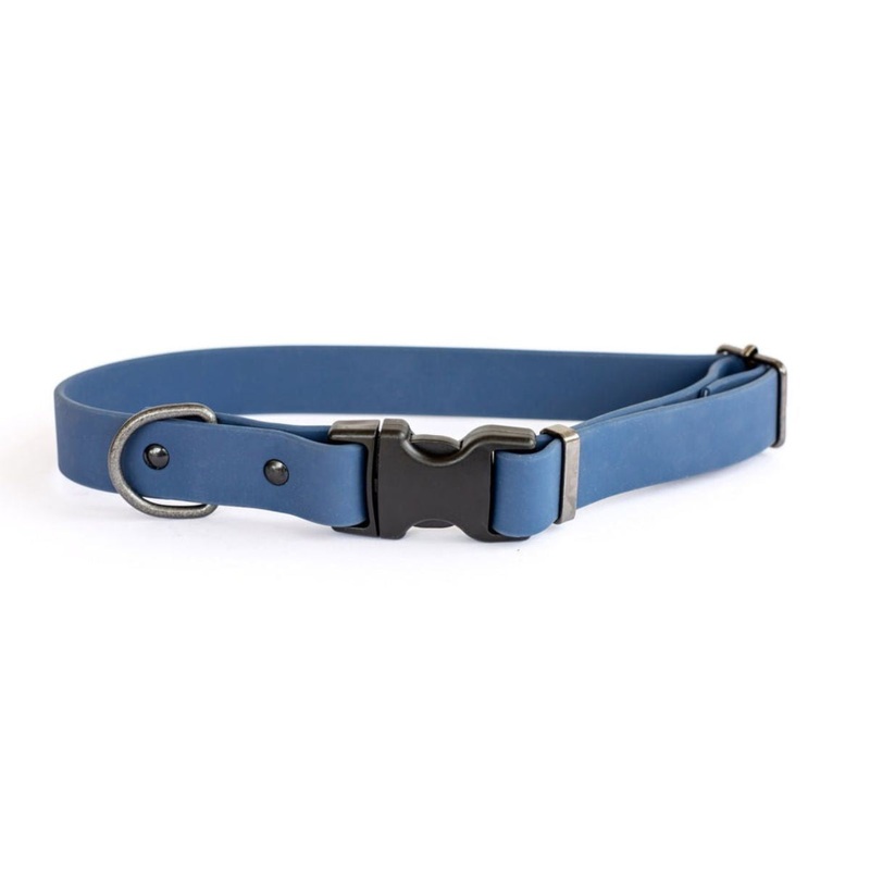 Euro-Dog Waterproof Dog Collar Medium Navy