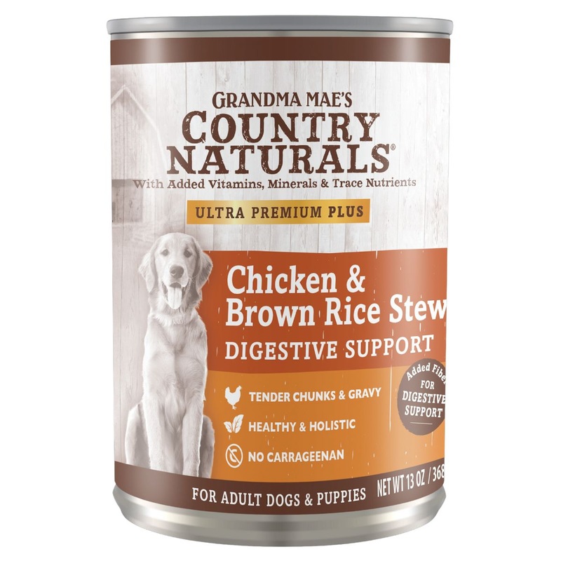 Grandma Mae’s Chicken & Brown Rice Stew Wet Dog Food 13oz