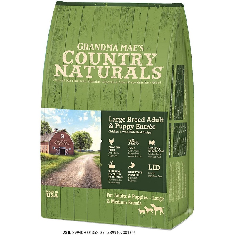 Grandma Mae’s Country Naturals Large Breed Dry Dog Food 32lb