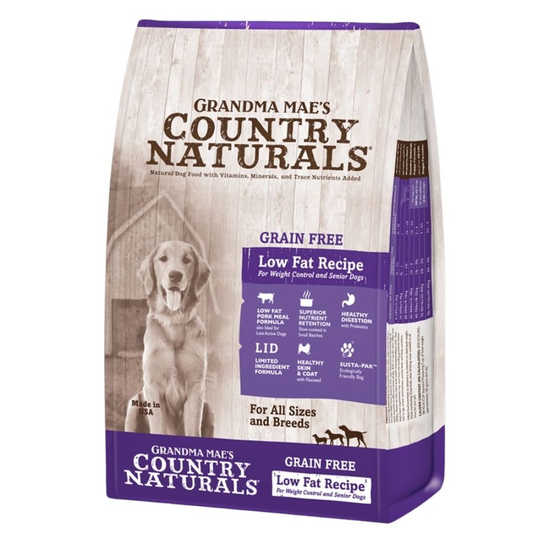 Grandma Mae’s Grain Free Low Fat Dry Dog Food 12lb