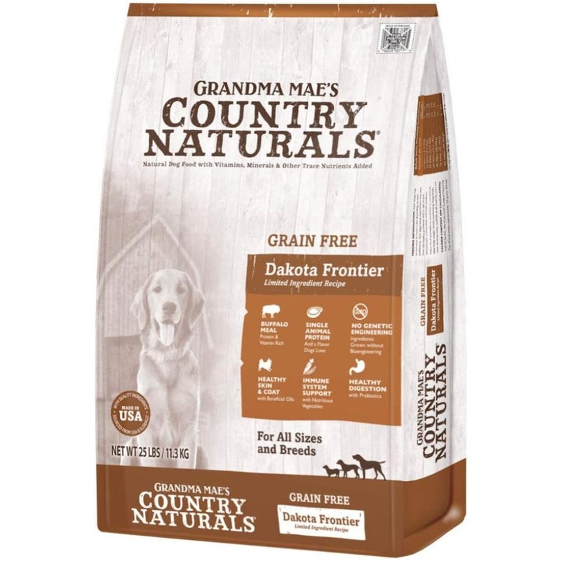Grandma Mae’s LID Grain Free Dakota Frontier Buffalo Dry Dog Food 4lb