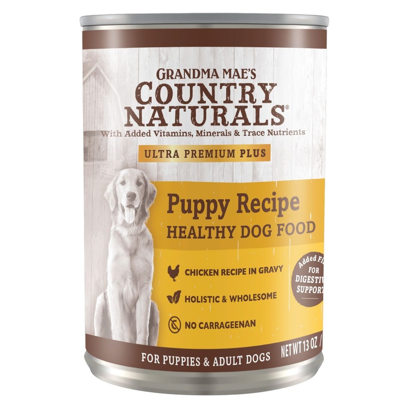 Grandma Mae’s Puppy Pate Chicken Wet Dog Food 13oz