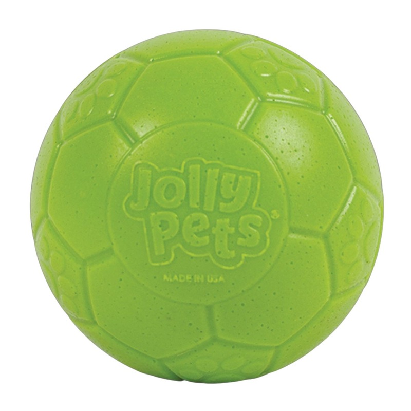 Jolly Pets Mini Soccer Ball Dog Toy 3 Green Apple
