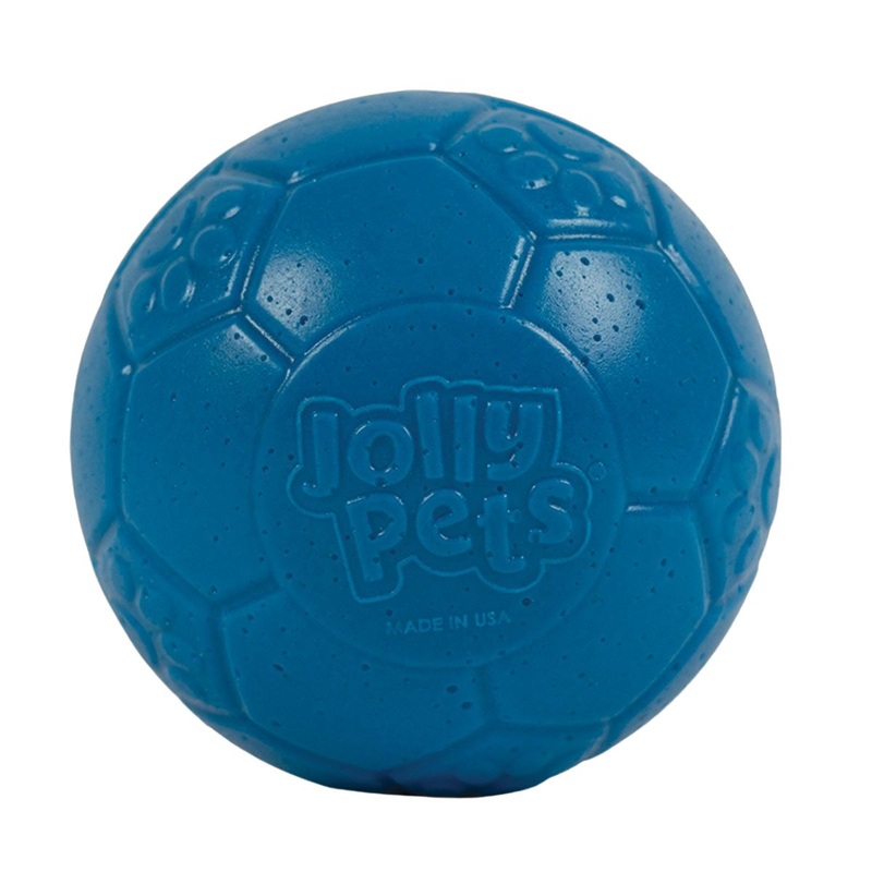 Jolly Pets Mini Soccer Ball Dog Toy 3 Ocean Blue