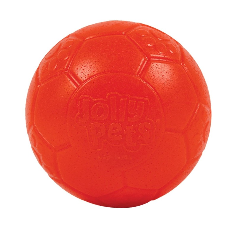 Jolly Pets Mini Soccer Ball Dog Toy 3 Orange