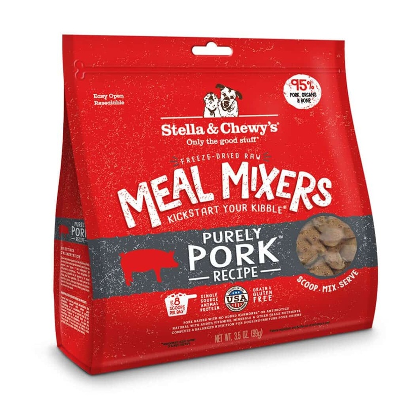 Stella & Chewy’s Purely Pork Meal Mixers Dog Food 3.5oz