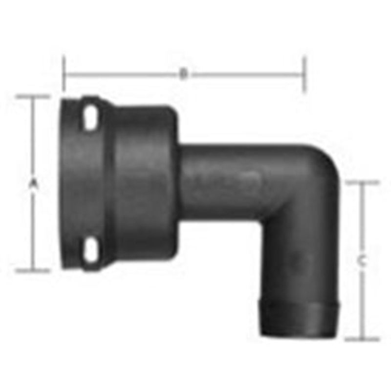 3/4X90 HB OUTLET