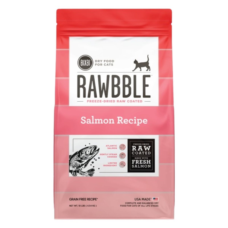 Bixbi Pet Rawbble Salmon Dry Cat Food 10lb