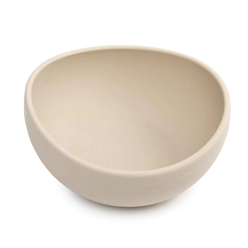 FuzzYard Life Silicone Bowl Sandstone Medium