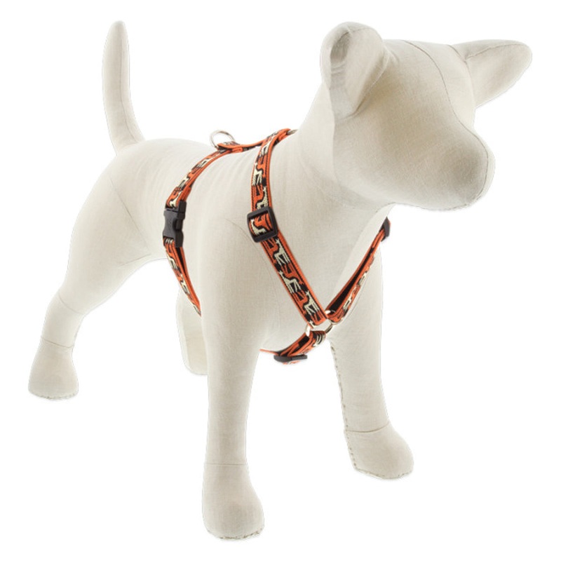 LUPINE MicroBatch Roman Dog Harness 3/4 Wide 14-24 Neck Size Giraffes