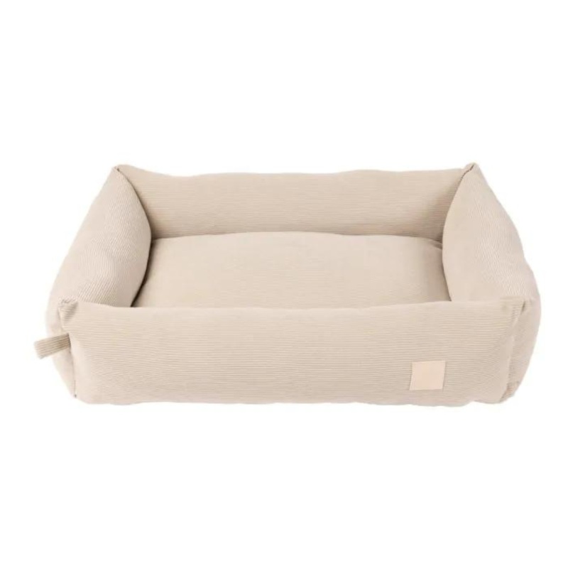 FuzzYard Life Bed – Corduroy Bed for Dogs – Sandstone Medium