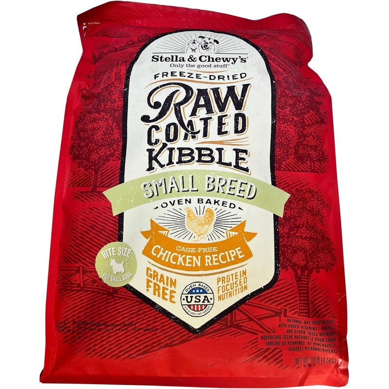 Stella & Chewy’s Raw Coated Small Breed Chicken Recipe Dry Dog Food 10lb