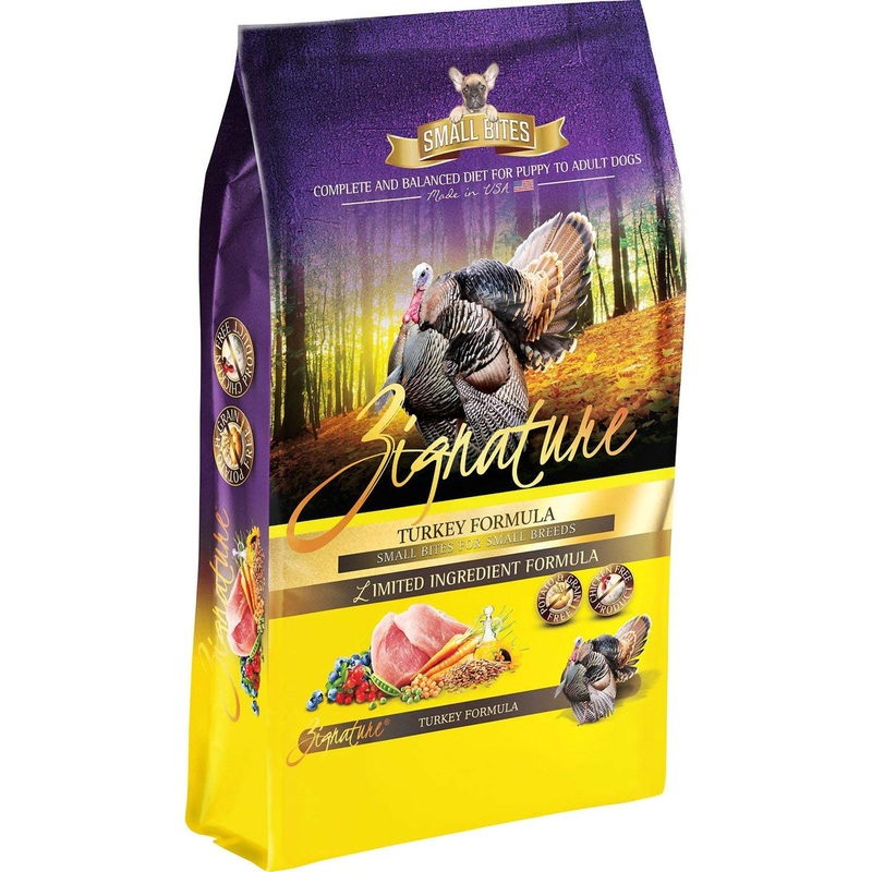 Zignature Small Bites Dry Dog Food – Turkey – 12.5lb Bag