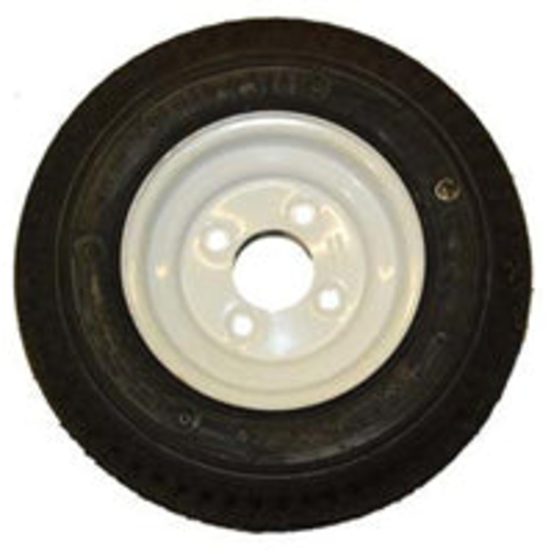 4.8  X 12 INCH TIRE AND WHEEL ASSEMBLY – 4 BOLT