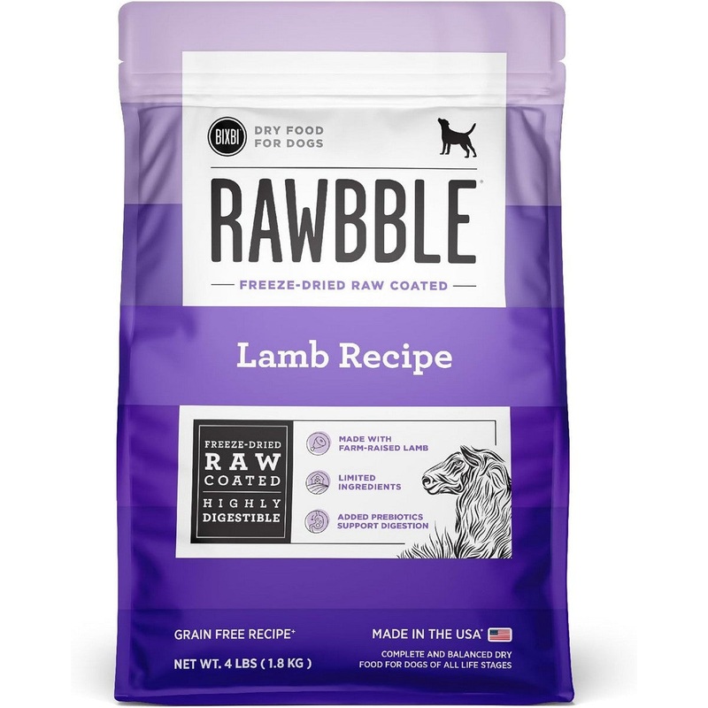 Bixbi Pet Rawbble Lamb Dry Dog Food 4lb