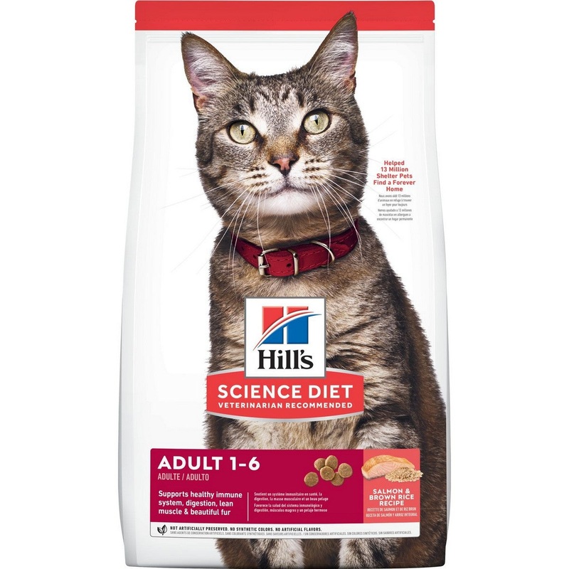Hill’s Science Diet Adult Salmon & Brown Rice Recipe Cat Food 3.5lb