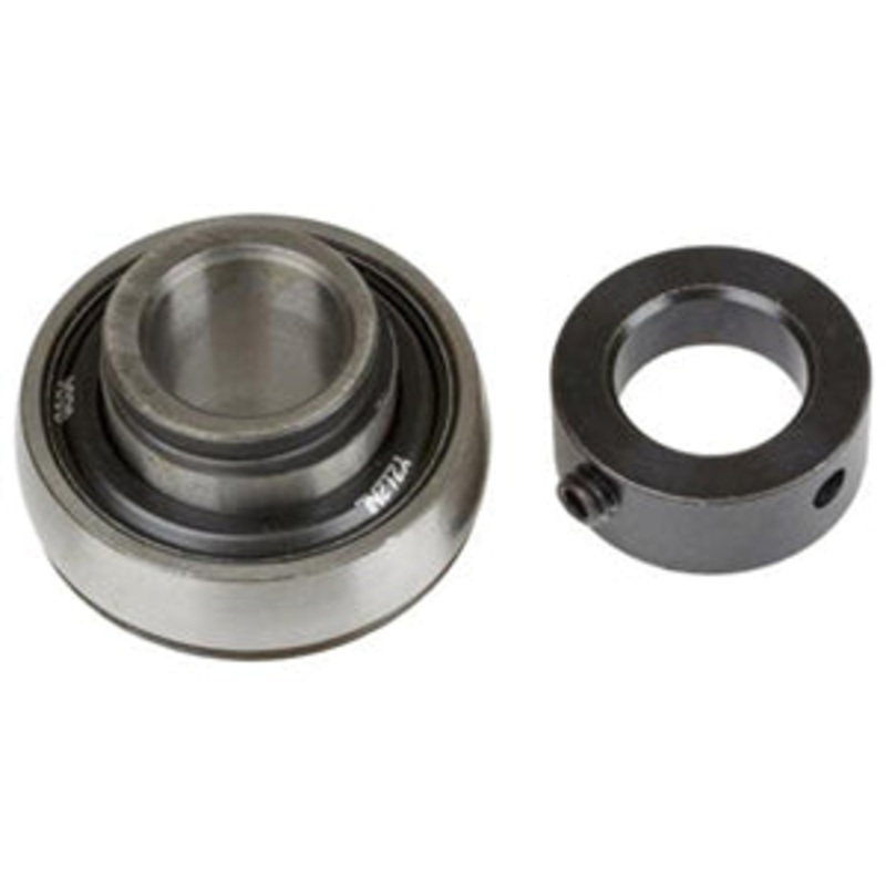 INSERT BEARING WITH LOCK COLLAR – 1-7/8 BORE  -WIDE INNER RING – GREASABLE