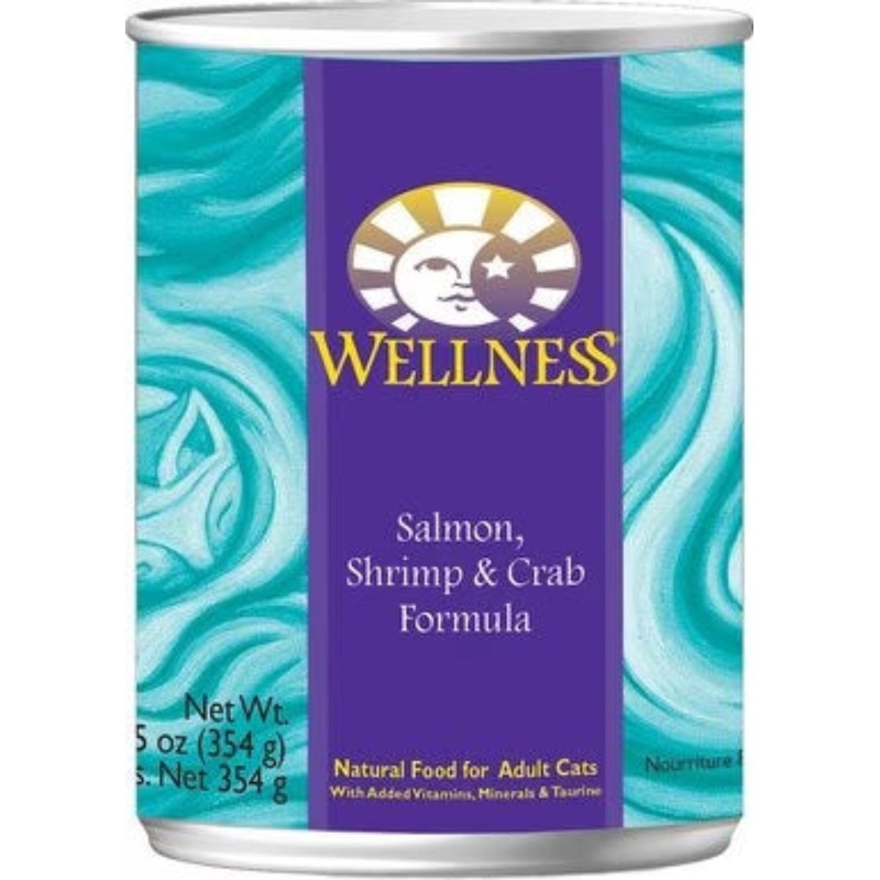 Wellness Salmon, Shrimp & Crab Wet Cat Food 12.5oz