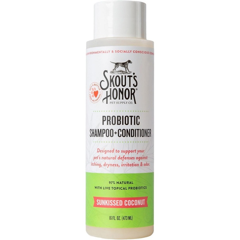 Skout’s Honor Probiotic Shampoo & Conditioner Coconut 16oz