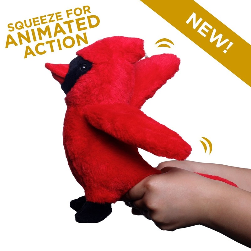 Tall Tails Animated Cardinal 11 Dog Toy
