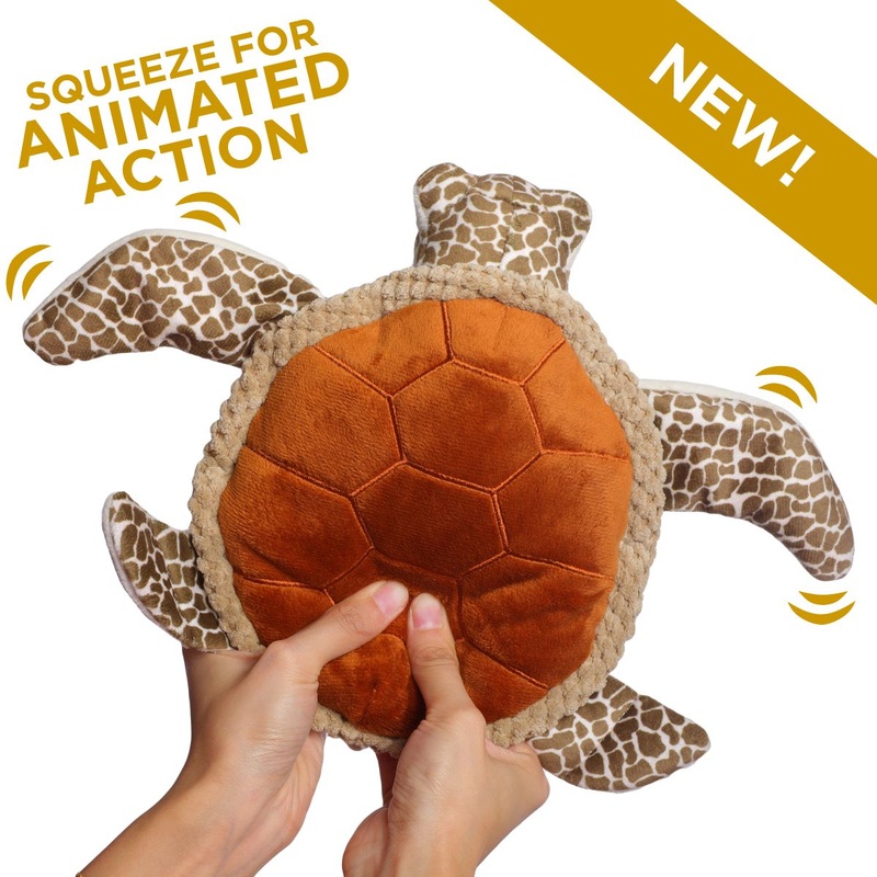 Tall Tails Animated Sea Turtle 10 Dog Toy
