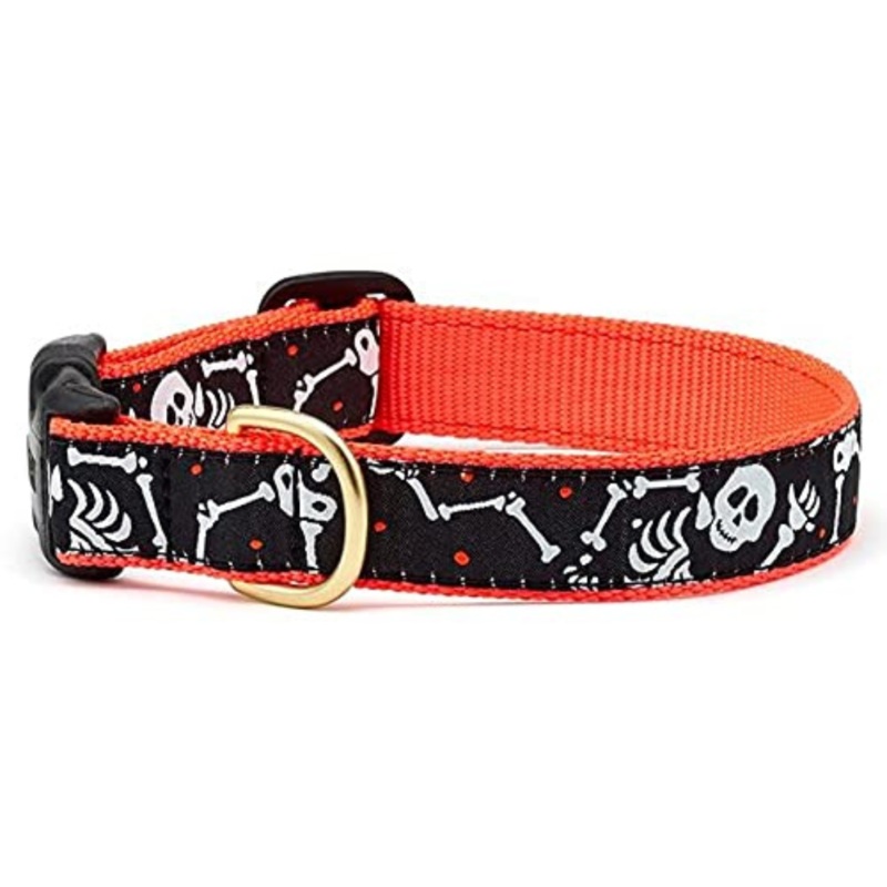 Up Country Bone Jangles Pattern Dog Collar X-Small (6-12) 5/8