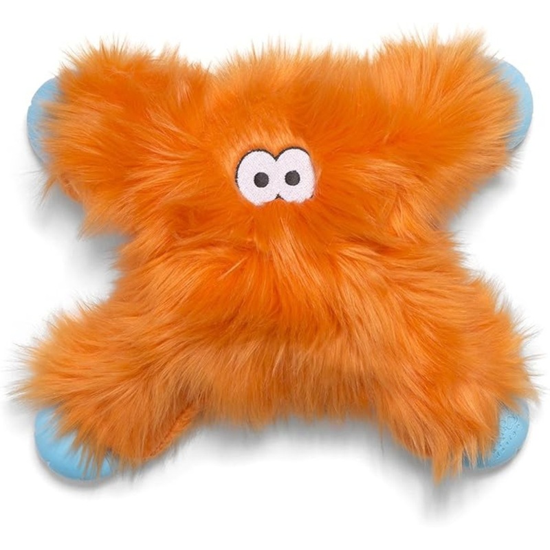 West Paw Rowdies Lincoln Orange Toy for Dogs