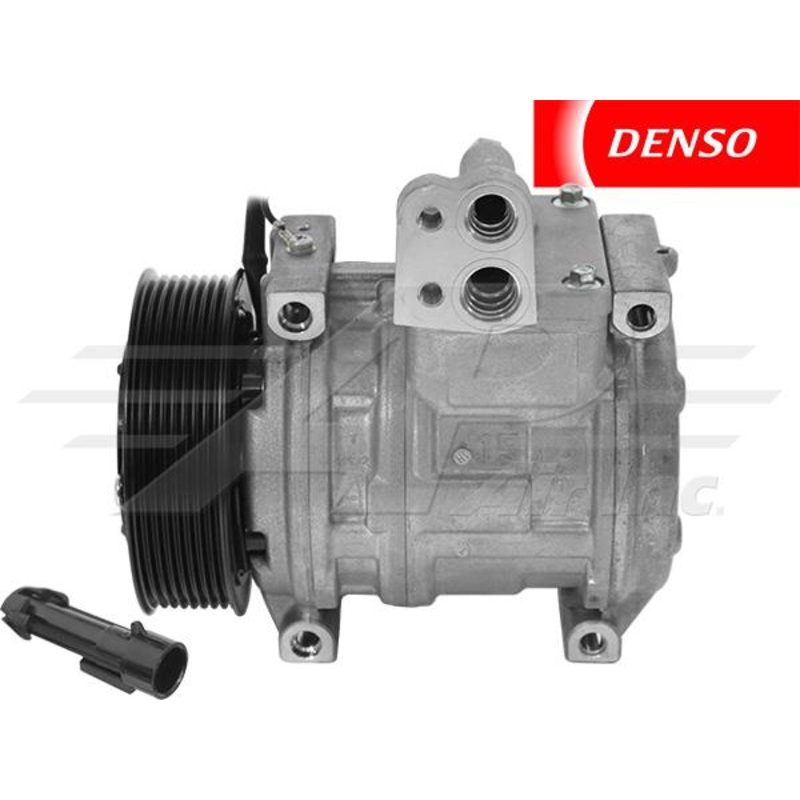 10PA15C Compressor With 8 Groove Clutch, 12V With Manifold for Claas