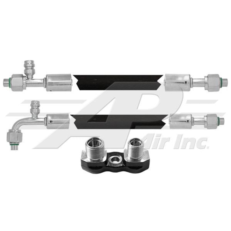 2 Piece Hose Kit With Manifold for Agco/Allis & Massey Ferguson